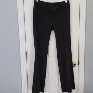 Brown with Pink Pinstripe Slacks